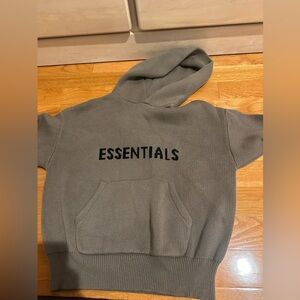 Essential fear of god knitted hoodie